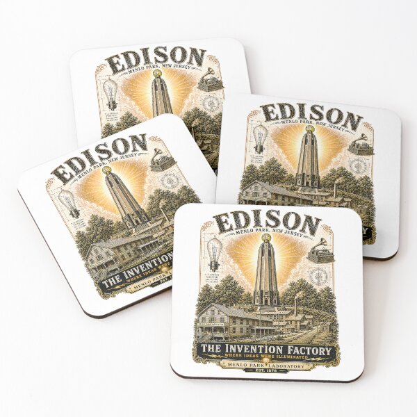 Item preview, Menlo Park Laboratory – Where the World Lit Up designed and sold by Past in Threads.