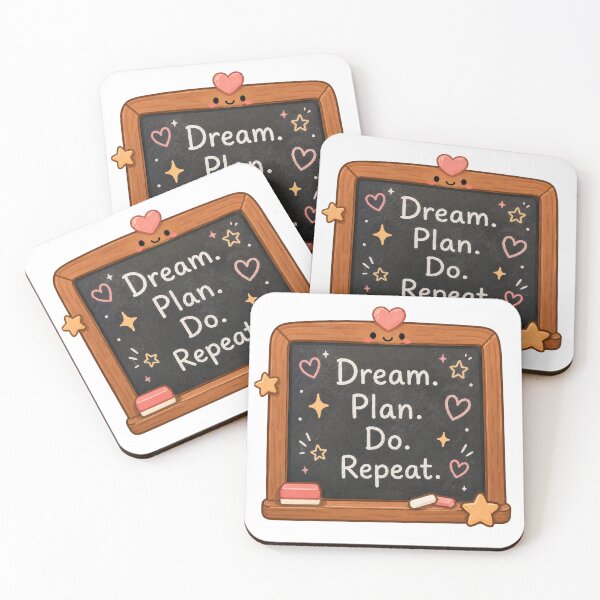 Item preview, Dream Plan Do Repeat Board designed and sold by mochi-mellow.