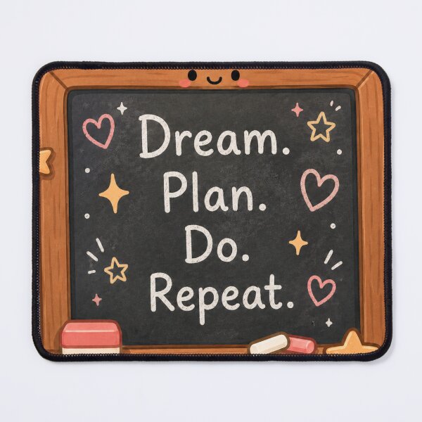 Item preview, Dream Plan Do Repeat Board designed and sold by mochi-mellow.