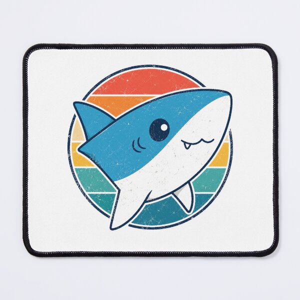 Item preview, Cute Retro Baby Shark Cartoon Vintage Ocean Lover designed and sold by Moizento.