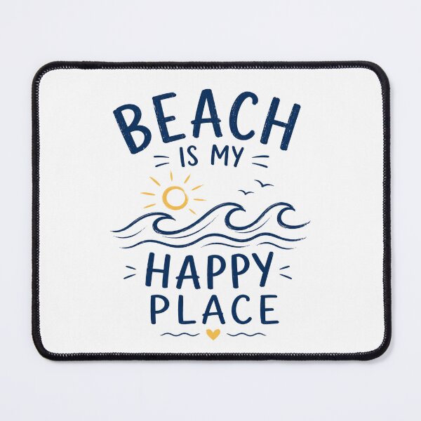 Item preview, Beach Is My Happy Place Retro Summer Beach Design designed and sold by AMICO77.