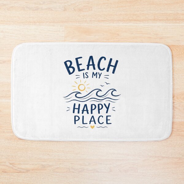 Item preview, Beach Is My Happy Place Retro Summer Beach Design designed and sold by AMICO77.