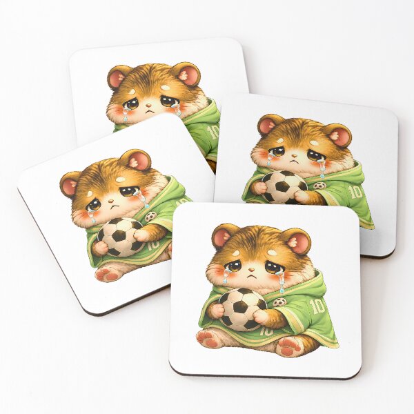 Item preview, Sad Lost Match Hamster – Funny Kawaii Football Meme designed and sold by Pick'n Quick.