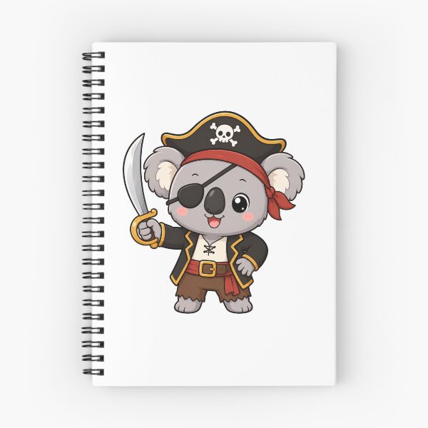 Item preview, Cute Pirate Koala Kawaii Cartoon Adventure Design designed and sold by Seculinator.