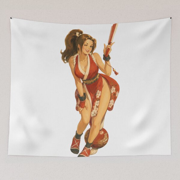 Item preview, Mai Shiranui Vintage Pin-Up | Classic Fighting Game Cosplay Illustration designed and sold by Cosplayvintage.