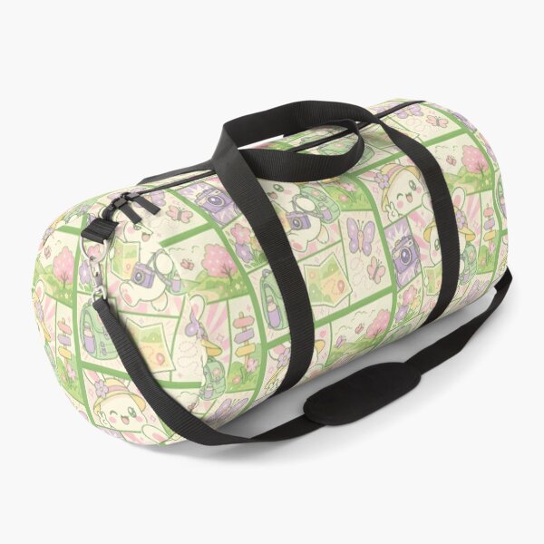 Item preview, Kawaii Spring Bunny Traveler Comic Panel designed and sold by Gift Phrase Studio.
