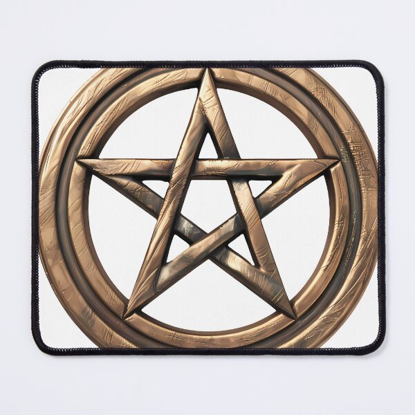 Item preview, Bronze Pentagram Symbol in Circle designed and sold by Lilith.3x313 Vault.