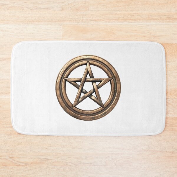Item preview, Bronze Pentagram Symbol in Circle designed and sold by Lilith.3x313 Vault.