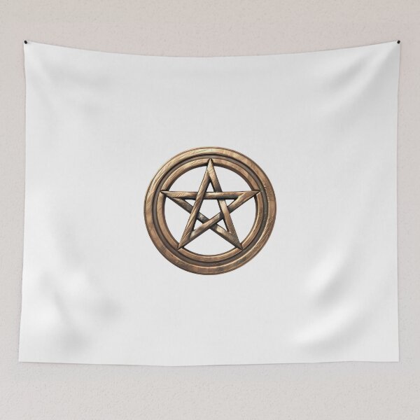 Item preview, Bronze Pentagram Symbol in Circle designed and sold by Lilith.3x313 Vault.