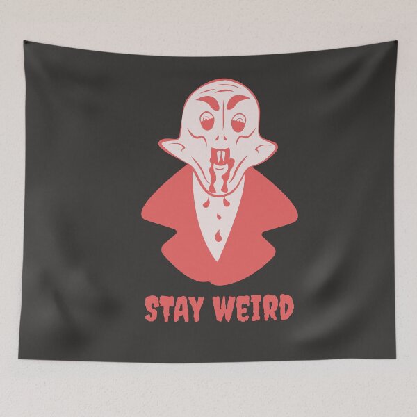Item preview, Nosferatu Stay Weird Gothic Illustration designed and sold by beboplab.