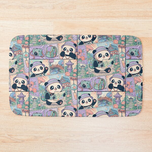 Item preview, Kawaii Temple Garden Panda Comic Panel designed and sold by Magmashup.