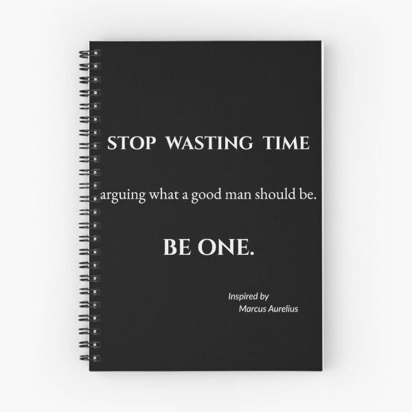 Item preview, Stop Wasting Time | Stoic Philosophy Inspired by Marcus Aurelius designed and sold by CalmWorldShop.