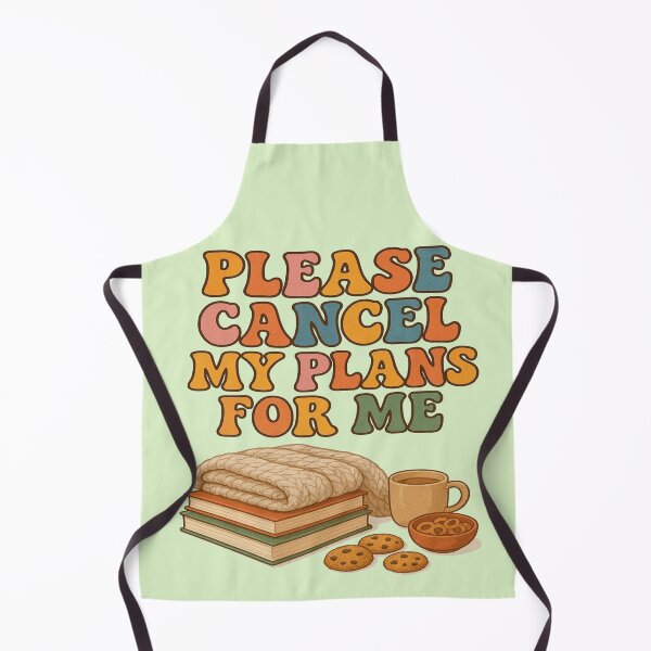 Item preview, Please Cancel My Plans For Me | Funny Book Lover Design designed and sold by BookedAndDesign.