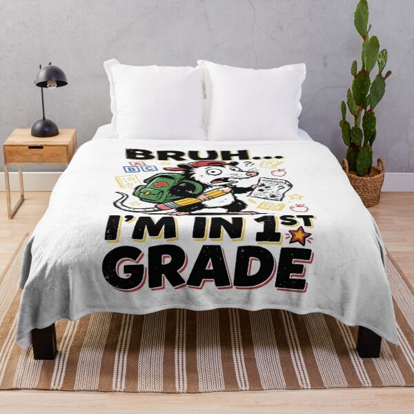 Item preview, Bruh I'm In 1st Grade Funny Retro Back To School First Grader designed and sold by get55shirt.
