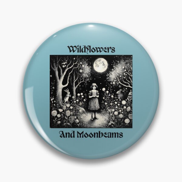 Item preview, Moonlit Enchanted Forest Girl with Rabbits | Whimsical Cottagecore Fantasy Art designed and sold by Sachie's Studio.