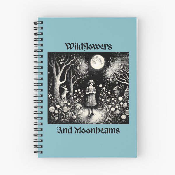 Item preview, Moonlit Enchanted Forest Girl with Rabbits | Whimsical Cottagecore Fantasy Art designed and sold by Sachie's Studio.