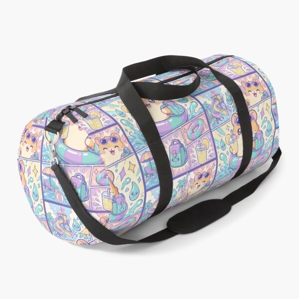 Item preview, Kawaii Water Park Hamster Comic Panel designed and sold by Gift Phrase Studio.