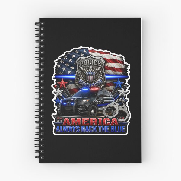 Item preview, America Always Back The Blue Police Support American Flag Gift designed and sold by ConCeptGifts.
