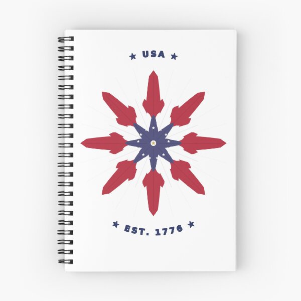 Item preview, USA Flower Star Burst Patriotic Paper Cut Art designed and sold by Igrowlab254.