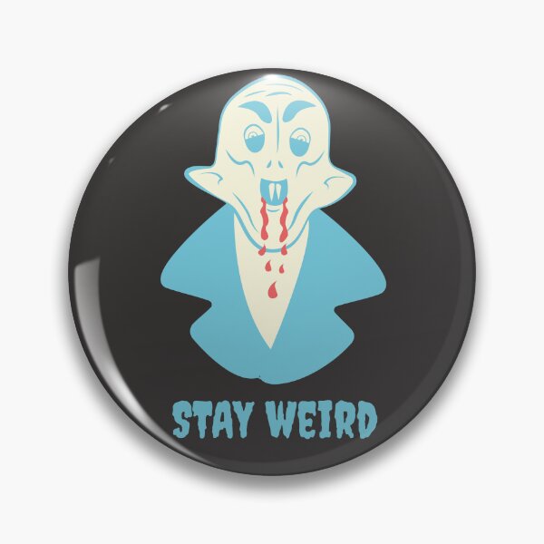 Item preview, Nosferatu Stay Weird Gothic Illustration Blue Edition designed and sold by beboplab.
