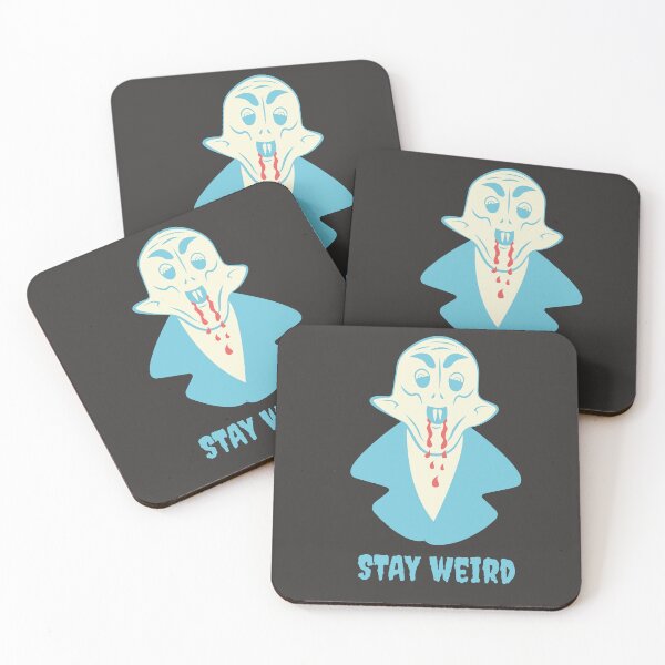 Item preview, Nosferatu Stay Weird Gothic Illustration Blue Edition designed and sold by beboplab.