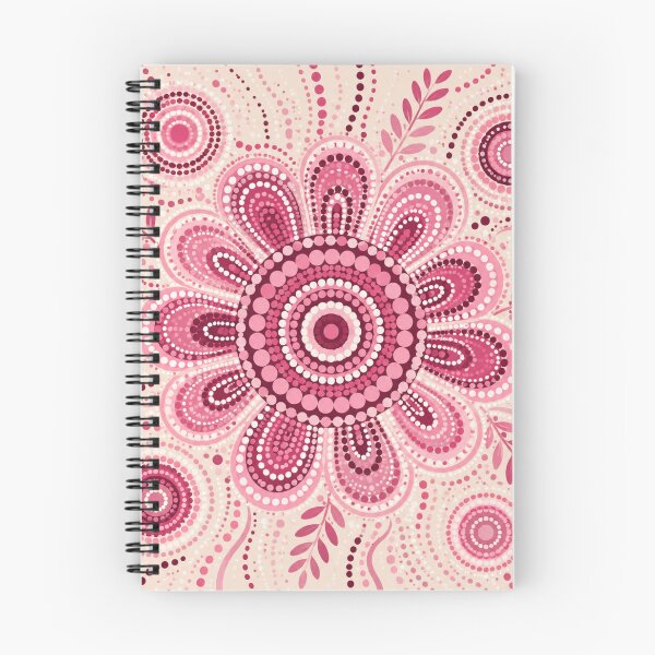 Item preview, Pink Aboriginal Art Colorful Dot Painting Abstract Pattern designed and sold by AMICO77.