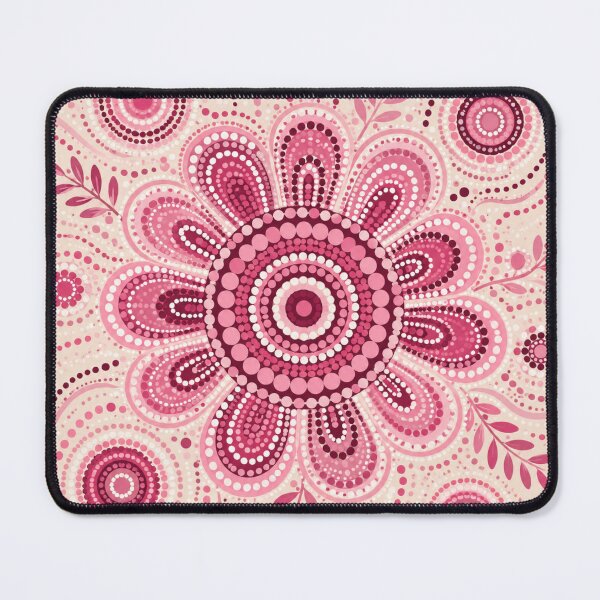 Item preview, Pink Aboriginal Art Colorful Dot Painting Abstract Pattern designed and sold by AMICO77.