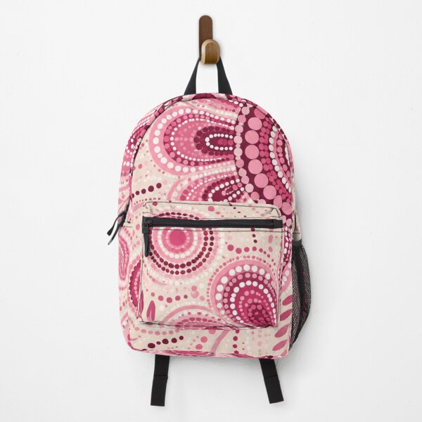 Item preview, Pink Aboriginal Art Colorful Dot Painting Abstract Pattern designed and sold by AMICO77.