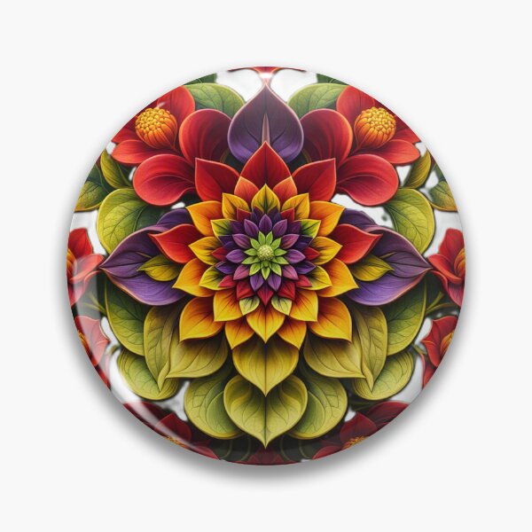 Item preview, Crimson Bloom Mandala designed and sold by samuel2025.
