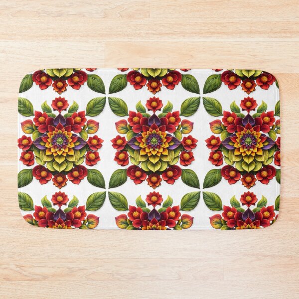 Item preview, Crimson Bloom Mandala designed and sold by samuel2025.