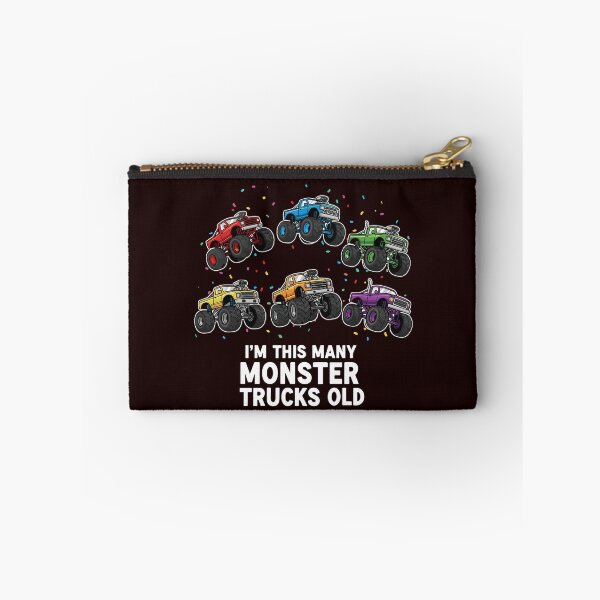 Item preview, I'm This Many Monster Trucks Old Sixth Birthday Kids Celebration designed and sold by PopStars1993.