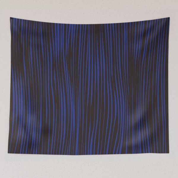 Item preview, Midnight Fiber – Indigo Abstract Line Pattern. designed and sold by Helmina Groper.