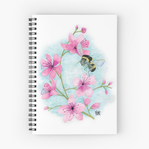 Item preview, BEE WITH CHERRY BLOSSOMS designed and sold by Jesus Vichareli.