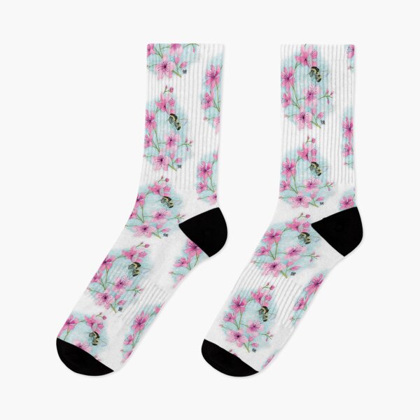 Item preview, BEE WITH CHERRY BLOSSOMS designed and sold by Jesus Vichareli.