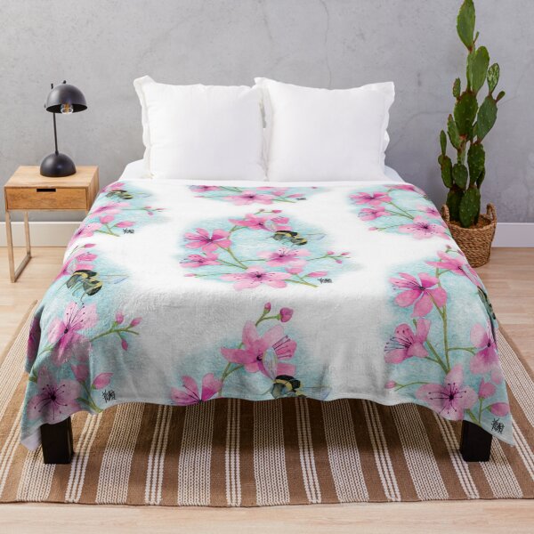 Item preview, BEE WITH CHERRY BLOSSOMS designed and sold by Jesus Vichareli.
