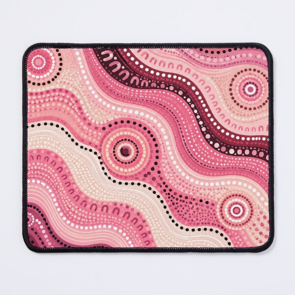 Item preview, Pink Aboriginal Art Colorful Dot Painting Abstract Pattern designed and sold by AMICO77.