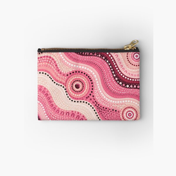 Item preview, Pink Aboriginal Art Colorful Dot Painting Abstract Pattern designed and sold by AMICO77.