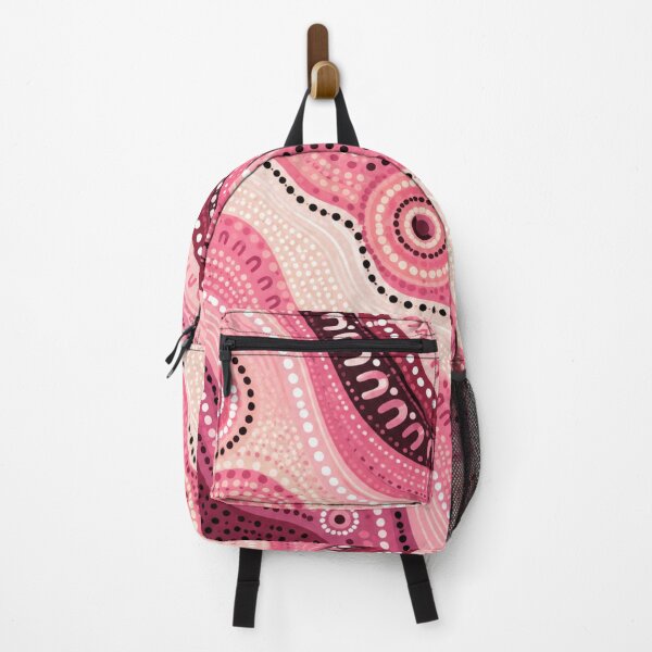 Item preview, Pink Aboriginal Art Colorful Dot Painting Abstract Pattern designed and sold by AMICO77.