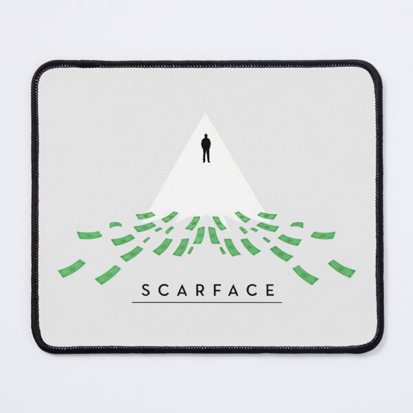 Item preview, Scarface Tony Montana Silhouette Money Trail Cinema Poster designed and sold by Enea Kelo.