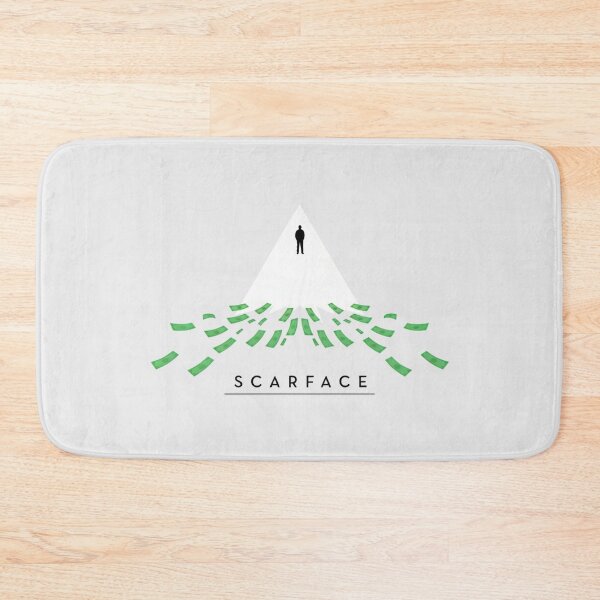 Item preview, Scarface Tony Montana Silhouette Money Trail Cinema Poster designed and sold by Enea Kelo.