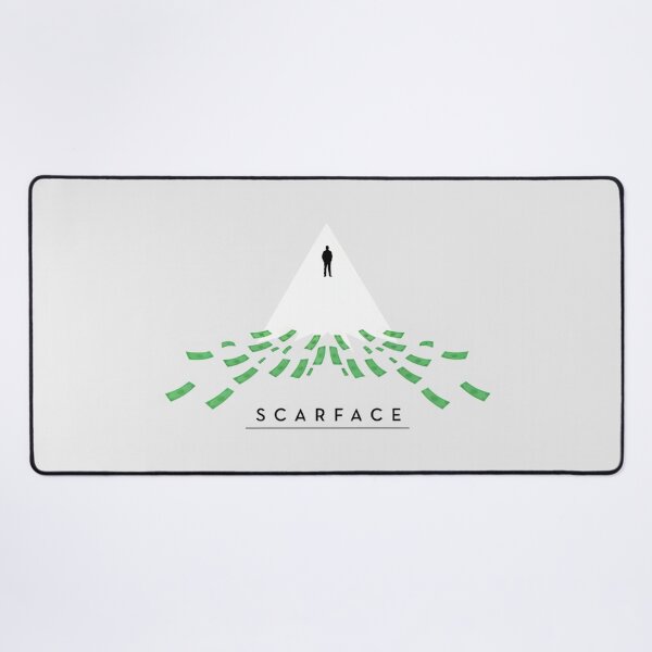Item preview, Scarface Tony Montana Silhouette Money Trail Cinema Poster designed and sold by Enea Kelo.