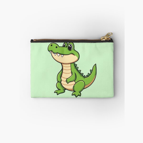 Item preview, Cute Cartoon Crocodile Happy Alligator Chibi Art designed and sold by SolutionsArt.