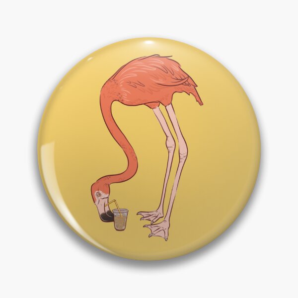 Item preview, Thirsty Flamingo designed and sold by Laura Hekhuis.