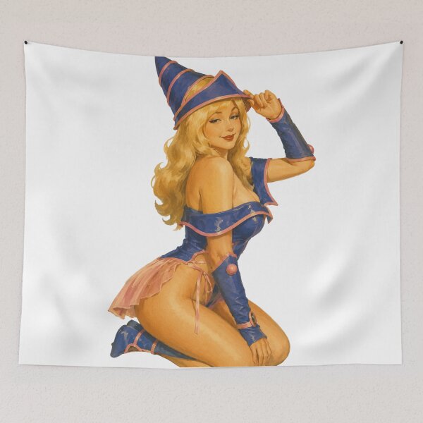 Item preview, Dark Magician Girl Pin-Up | Vintage Anime Inspired Fantasy Cosplay designed and sold by Cosplayvintage.