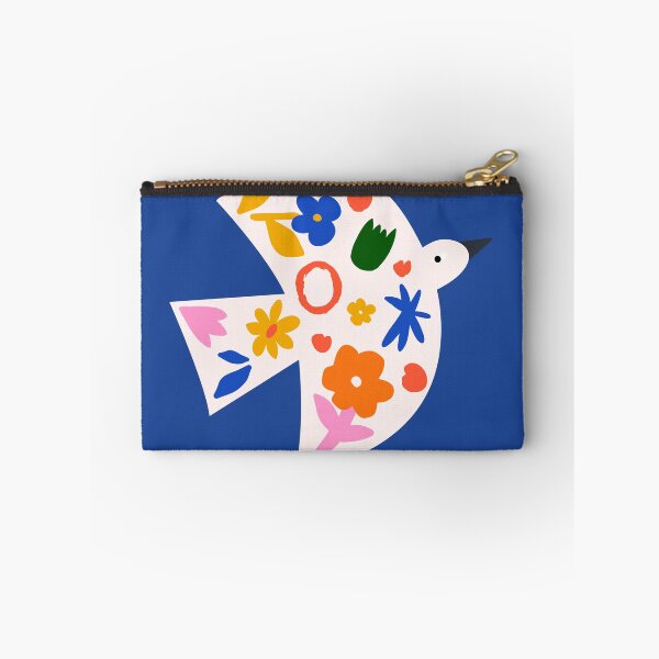 Item preview, Abstract Floral Dove Choose Peace Boho Art designed and sold by FaizArtShop.