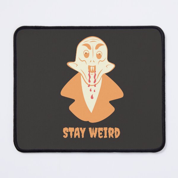 Item preview, Nosferatu Stay Weird Gothic Illustration Orange Edition designed and sold by beboplab.