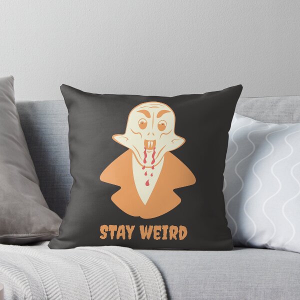 Item preview, Nosferatu Stay Weird Gothic Illustration Orange Edition designed and sold by beboplab.