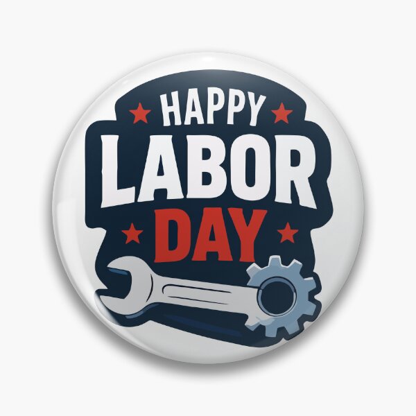 Item preview, Happy Labor Day Wrench Sticker | Patriotic Worker Design designed and sold by Mikoff04-arts.