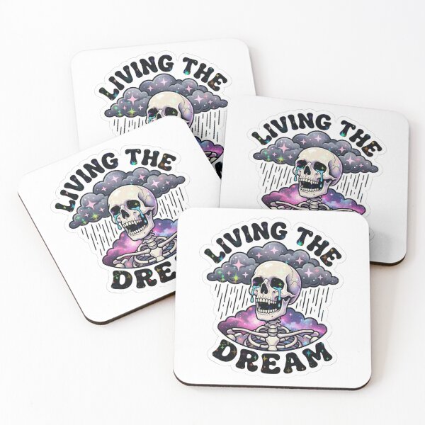 Item preview, Living The Dream Crying Skeleton designed and sold by raedattia.