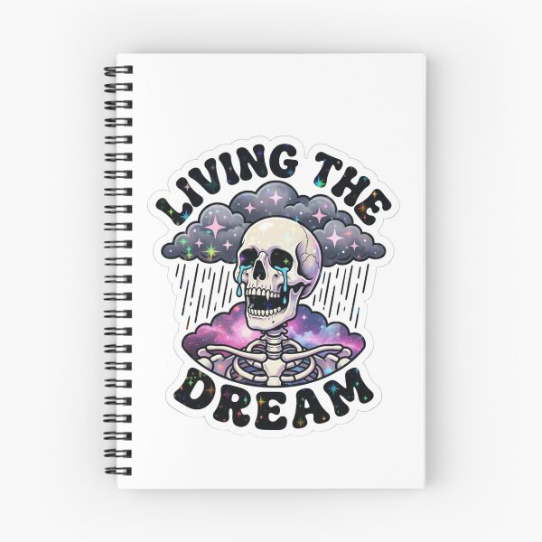 Item preview, Living The Dream Crying Skeleton designed and sold by raedattia.